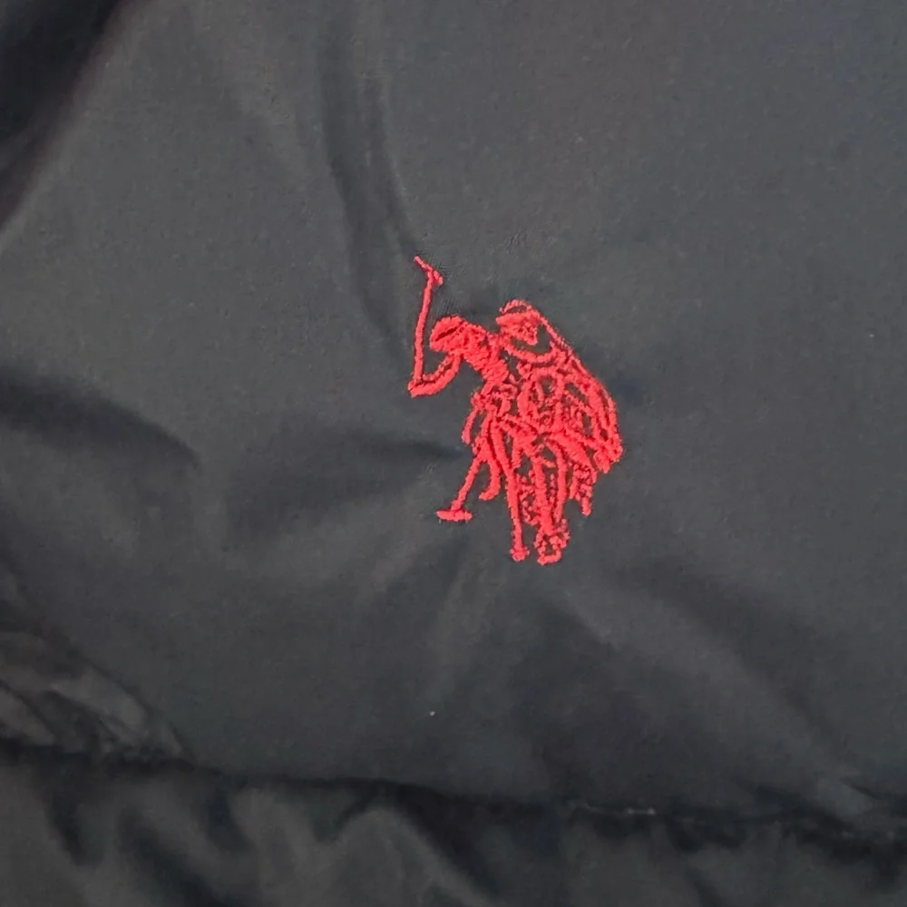 U.S. Polo Assn. Red and Navy Puffer Vest
